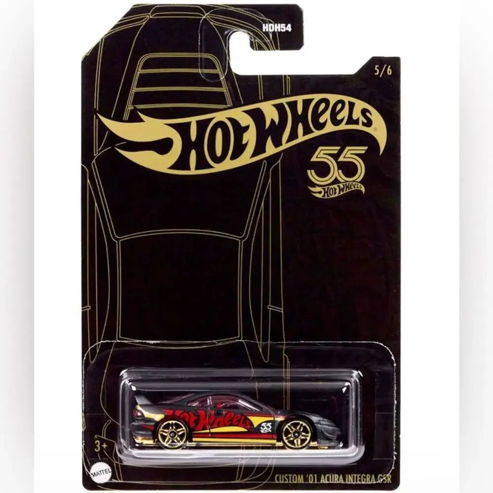 NIB! Hot Wheels 55th Anniversary 2023 Pearl & Chrome '01 Acura Intergra GSR #5/6